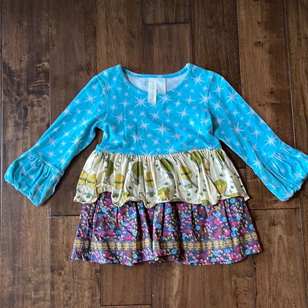 💙Tiered Matilda Jane top! Size 6💛